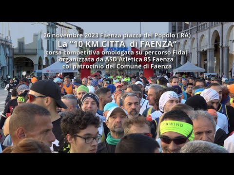 LA "10 Km città di Faenza": corsa competitiva omologata su percorso Fidal