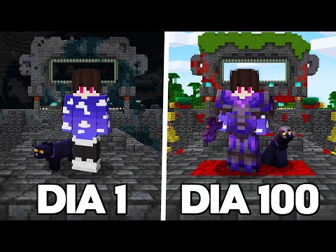EU PASSEI 100 DIAS FAZENDO CIDADE SNIFFER MINECRAFT 1.20 - O FILME (Irmandade)