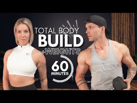 1 HOUR FULL BODY DUMBBELL BUILD WORKOUT (Strength + Muscle Building)