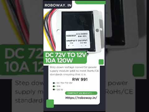 G-energy 72v To 12v 10a 120w Dc To Dc Converter Ip68 Step Down Buck Converter