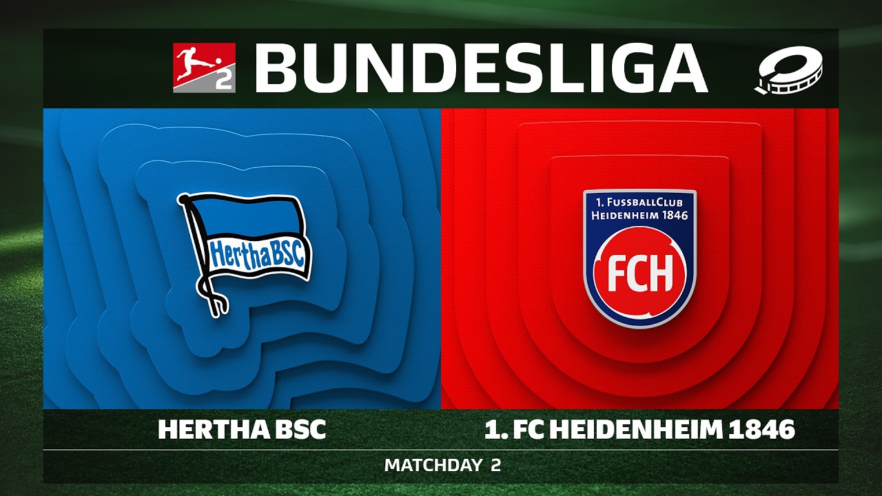 Hertha BSC vs. 1. FC Heidenheim 1846 | Matchday 2 - Bundesliga 2 2026/27