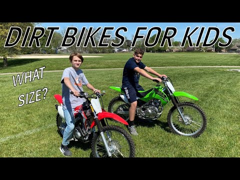 Sizing Dirt Bikes with Kids