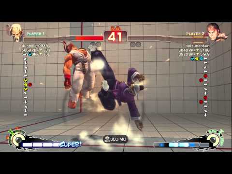 Danhiru (Gen) vs. Potsunenkun (Ryu) - SSF4 AE 2012 Ranked Match