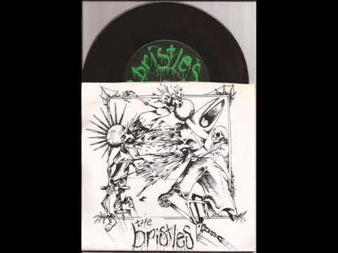 Bristles - Pogo Til You Puke 7 Inch - 1993 - Beer City Records Punk Hardcore