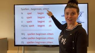 NT2 les 32 werkwoord korte klank zeGGen ziTTen grammatica #learndutch TC3.2 Nederlands leren