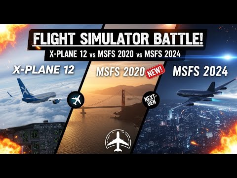 MSFS 2020 vs MSFS 2024 vs X-PLANE 12