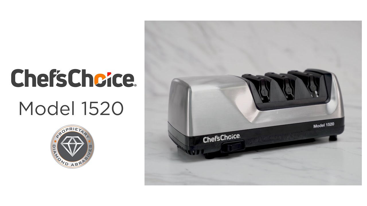 The Chef's Choice 1520 Electric Knife Sharpener - Best Rated Knife Sharpener