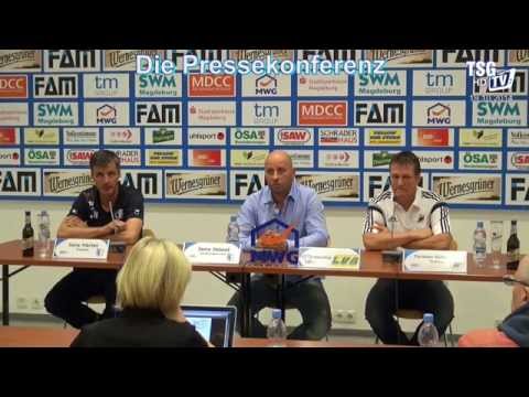 Die Pressekonferenz 10. Spieltag 1. FCM - TSG Ntz.