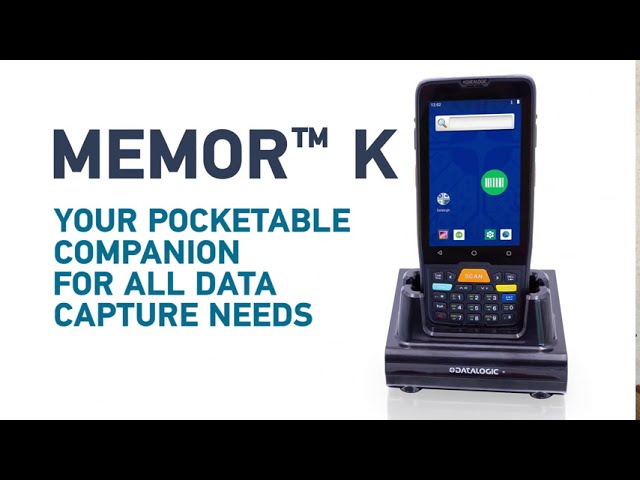 Vídeo relacionado con Datalogic Memor K 802.11 a/b/g/n/AC, 4 Display, BT V4.2, 3 GB, W125839824 (Display, BT V4.2, 3 GB RAM/32 GB Flash, 8 MP Camera, 2D Imager w Green Spot, Android 9, CE Memor K)