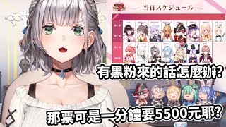 [Vtub] 諾艾爾被問如果黑粉去參加イチ推しトーク