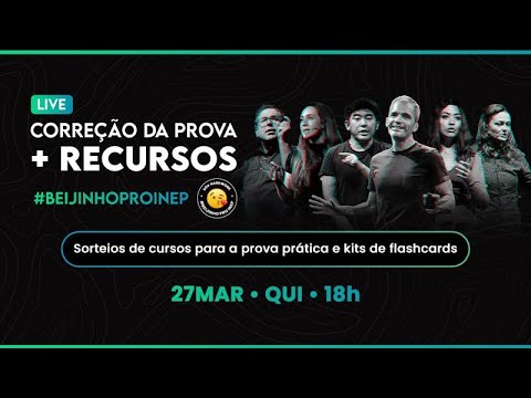 Live Correção + Recursos |  Revalida INEP 25.1 | #BEIJINHOPROINEP😘