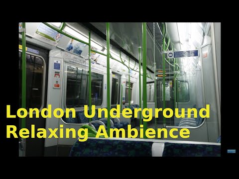 London's underground tube relaxation ambience for 1 hour | Sleep aid