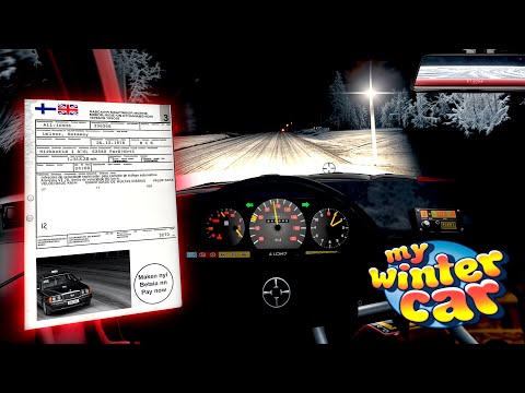 Tomei uma MULTA no NOVO RADAR! - My Winter Car #14