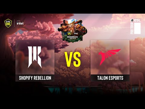 Dota2 - Shopify Rebellion vs Talon Esports - Game 1 - ESL One Birmingham 2024 - Group A