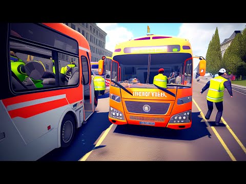 Crazy City Bus Driver    So Fast Driving Bus Simulator 2023 (3D) Android & iOS Gameplay Wheels Games - YouTube