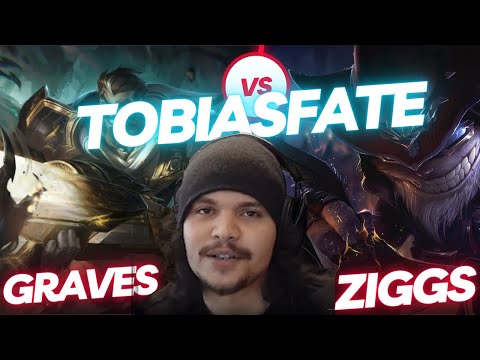 TOBIASFATE | GRAVES VS ZIGGS | MID GAMEPLAY | Patch 13.24 / Season 13 | #LeagueofLegends