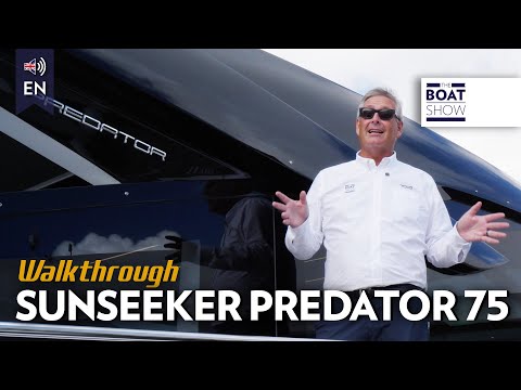 NEW SUNSEEKER Predator 75 - Walkthrough motor yacht at FLIBS 2023 - The Boat Show