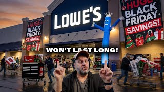 I Found The Best Lowe's Black Friday Deals! (68% OFF Door Busters)