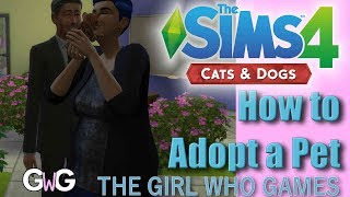 The Sims 4 Cats & Dogs- HOW TO: Adopt a Pet