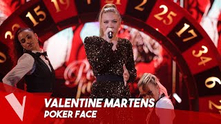 Lady Gaga – &#39;Poker face&#39; ● Valentine Martens | Lives | The Voice Belgique Saison 10