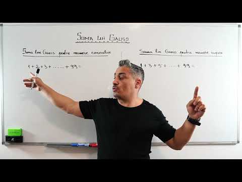 Profu mate - demo clasa a 5-a - Suma lui Gauss