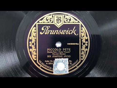 SIX JUMPING JACKS 'G' Take: The Whoopie Hat Brigade - Piccolo Pete 1929 NYC Danceband