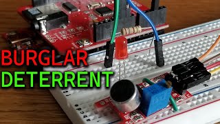 Make A BURGLAR Deterrent Home SECURITY System Using Arduino Uno and  The Sparkfun MP3 Player Shield