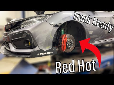 Civic Si gets Track Brakes (10th gen Civic Track Build)