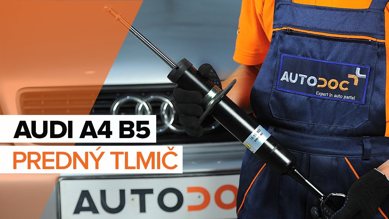 Ako vymeniť predné jednotka prużenia, tlmič prużenia na Audi A4 B5 Avant – návod na výmenu