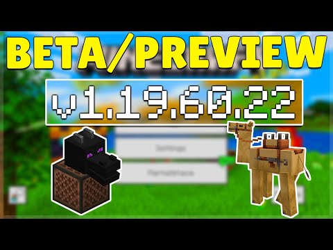 ECKOSOLDIER - MCPE 1.19.60.22 BETA & PREVIEW QUALITY OF LIFE CHANGES! Minecraft Pocket Edition Java Parity