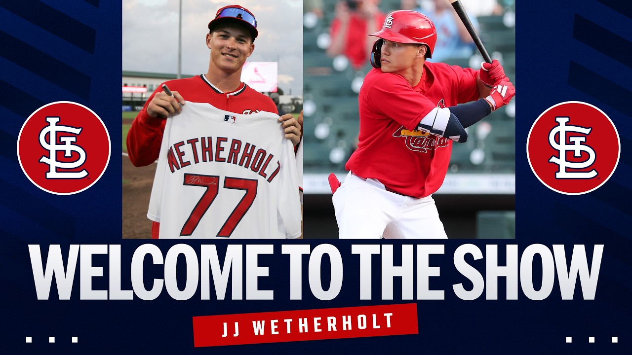 MLB’s No. 5 prospect JJ Wetherholt makes Cardinals’ Opening Day roster (Road to the Show highlights)