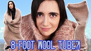 I Wore A Giant 8-Foot-Tall Scarf For A Day thumbnail