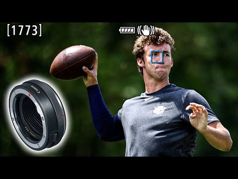 CANON EOS R5 R6 Adapted EF LENS Test...does it work???