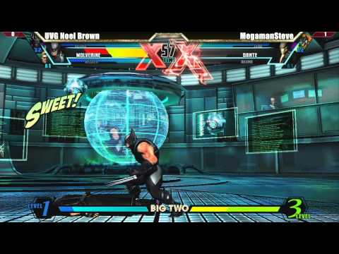 UMVC3 UVG Noel Brown vs MegamanSteve - Big Two #45 Tournament
