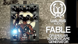 Video thumbnail for Walrus Audio Fable Granular Soundscape Generator by Pedal of the Day