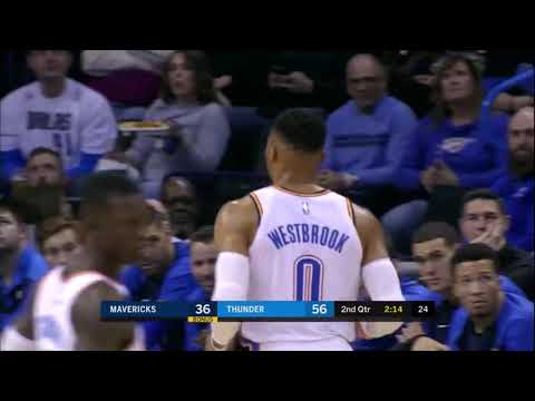 Russell Westbrook EPIC Triple Double Highlights vs Mavericks 2018 12 31   32 Pts, 11 Ast, 11 Reb!