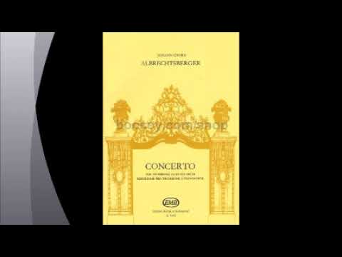 Johann Georg Albrechtsberger - Concerto for Alto Trombone 1st Mvnt. to Cadenza w/Piano Play Along