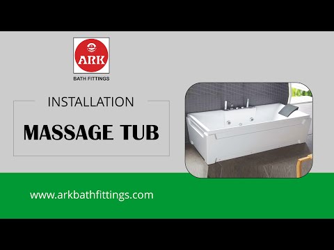 Ark massage bathtub installation