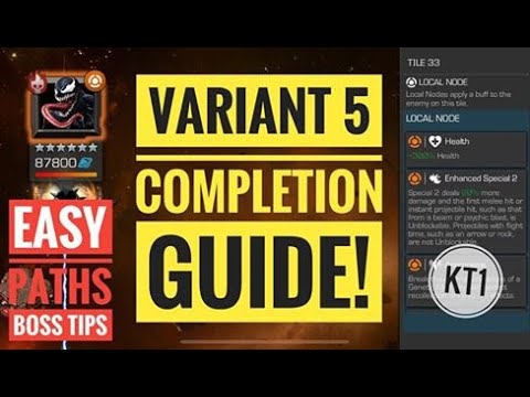 Variant 5 Completion Guide! Easiest Paths And Boss Counters!
