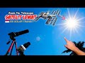 ZOOM SATELIT LEWAT MATAHARI Nikon P1000 ISS Solar Transit International Space Station
