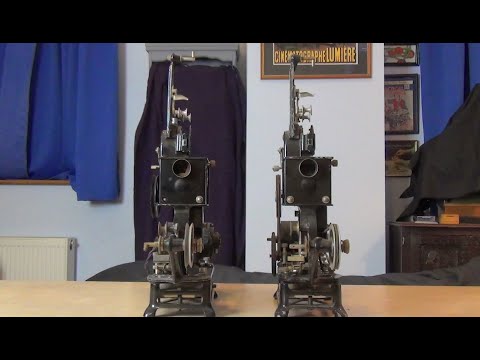 Vintage Pathe baby 9.5mm film projectors x 2: Pt 1