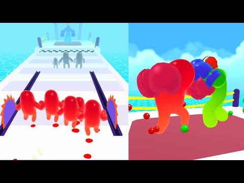 Join Blob Clash 3D Game All Level Gameplay Android, iOS Walkthrough New Update Thrillers Game JBC98