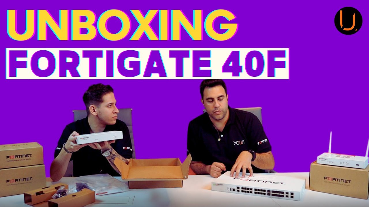 UNBOXING FORTIGATE FG-40F | SEU NEXT GENERATION FIREWALL DA FORTINET! #fortigate #unboxing #fortinet