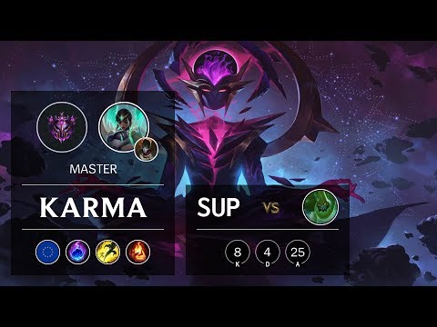 Karma Support vs Zac - EUW Master Patch 10.2