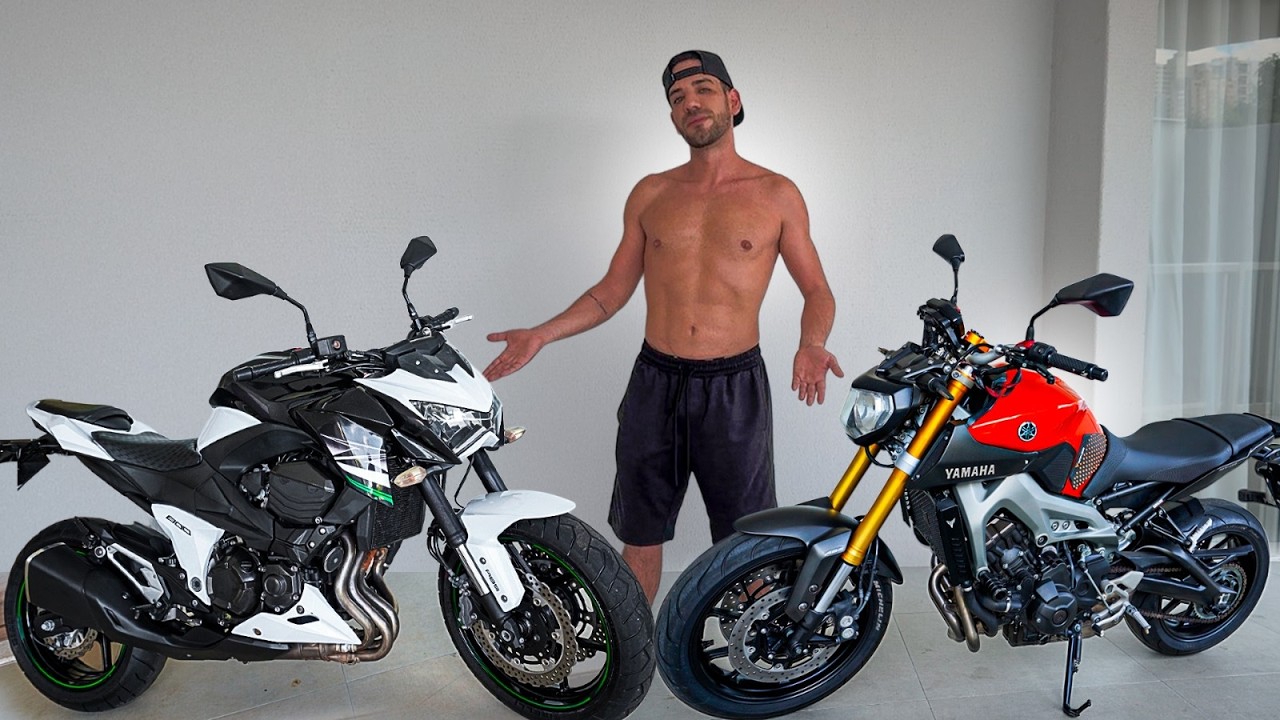 UM DIA DE MT-09 E KAWASAKI Z800