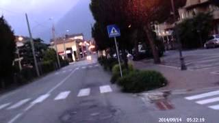 preview picture of video 'Itinerari Ciclstici : Discesa Sommafiume - Dervio ed arrivo a Colico ( FINE )'