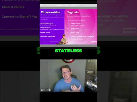 Observables vs Signals | Ben Lesh, RxJS Lead | Cozy Live Chats w/ Tech Experts @ TechStackNation.com