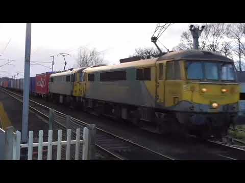 86622/86612 4z83 Crewe - Coatbridge liner, Sat. 18th November 2017