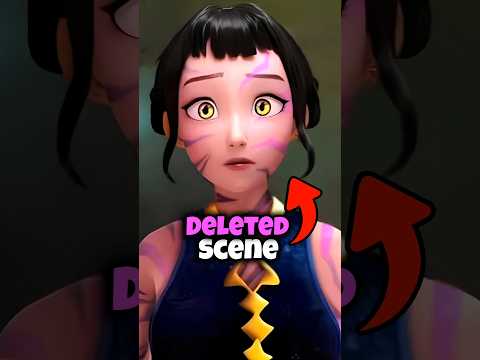 Did you Know this scene about Zoey was deleted from Kpop Demon Hunters #kpopdemonhunters #rumi #jinu