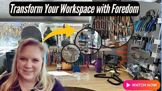 Transform Your Workspace with The Foredom Work Bench System! | Level Up with Foredom Work Bench